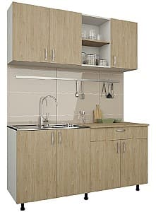 Кухня Haaus Roma 1.6м White/Natural Wood