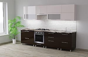 Кухня PS Blum (High Gloss) 2.8 m Bianco/Brown