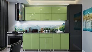 Bucatarie PS Modern (High Gloss) 2m Green