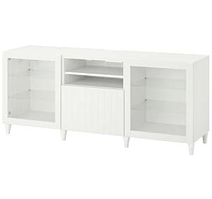 Тумба под ТВ IKEA Besta  White/Sutterviken/Kabbarp white bottle