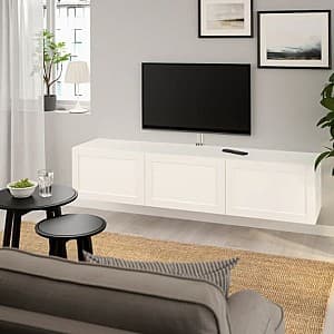 Тумба под ТВ IKEA Besta White/Hanviken White