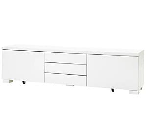 Comoda TV IKEA Besta Burs White Glossy