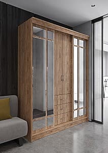 Шкаф-купе ML Mobila Дипломат 2000 Дуб Золотой