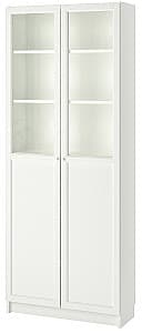 Dulap cu vitrina IKEA Billy Oxberg White