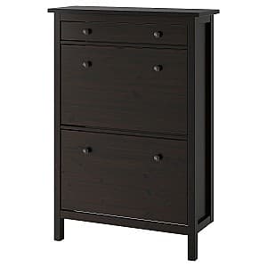 Обувница IKEA Hemnes 2 compartimente Black-Brown 89x127 cm