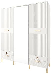 Dulap ML Mobila Velvet Nr.6 1800 Alb/Auriu