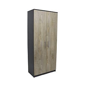 Детский шкаф Andra DM8045190-0101 800x450x1900 Dark Grey