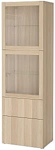 Витрина IKEA Besta Antique Oak / Lappviken 60x42x193 см