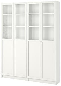 Dulap cu vitrina IKEA Billy / Oxberg  White