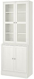 Витрина IKEA Havsta White 81x47x212 см