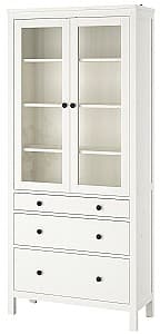 Dulap cu vitrina IKEA Hemnes White 90×197 cm