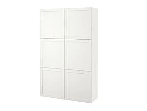 Шкаф IKEA Besta Hanviken white 120x40x192 см