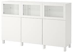 Витрина IKEA Besta White Lappviken / Sindvik glossy white 180x42x112 см