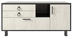 Comoda TV ML Mobila ML-2 Antracit/Stejar Kraft Alb