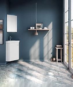 Шкаф пенал Orka Zag 34x65 White