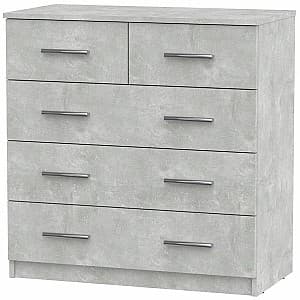 Комод KompaniT 2+3 Ателье светлый (Серый)