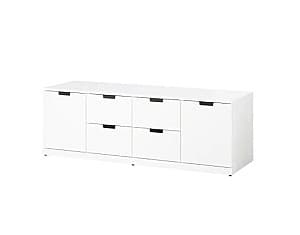 Comoda IKEA Nordli  White 160×54 cm (6 sertare)