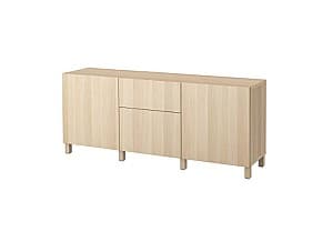 Комод IKEA Besta Lappviken antique oak 180x40x74 см