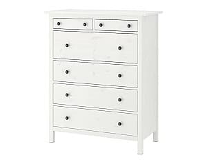 Comoda IKEA Hemnes White 108x131 cm (6 sertare)