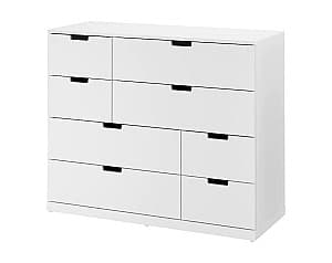 Комод IKEA Nordli white 120x99 см (8 ящики)