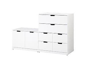 Комод IKEA Nordli white 160x99 см