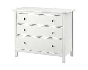 Comoda IKEA Hemnes white 108x96 cm (3 sertare)