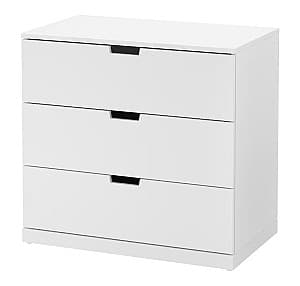 Comoda IKEA Nordli White 80x76