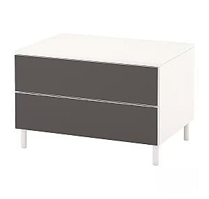 Комод IKEA Platsa white/Skatval gray 80x57x53