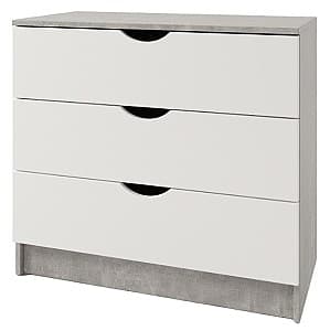 Comoda ML Mobila Junior 6 Atelie Deschis/Alb