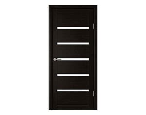 Межкомнатная дверь Albero Vena Matte Glass Black Oak 600 мм