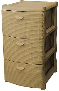 Comoda din plastic Idea М2811 Beige