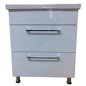 Шкаф напольный QUATTRO TAORMINA WHITE 70