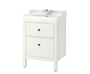 Шкаф напольный IKEA Hemnes / Rattviken white умывальник с 2 ящиками 62x49x89 см