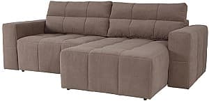 Canapea de colt StarM Neo2 (2.52x1.63 m / 2x1.63 m) Velur Maro