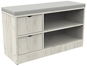 Обувница ML Mobila МЛ-8 Дуб Крафт Белый