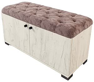 Обувница ML Mobila МЛ-9 Дуб Крафт Белый