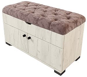 Pantofar ML Mobila ML-10 Stejar Kraft Alb