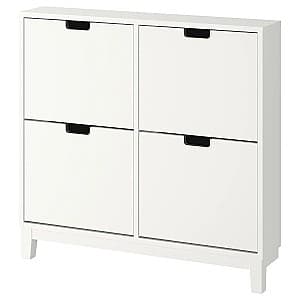 Pantofar IKEA Stall 4 compartimente White 96x90 cm