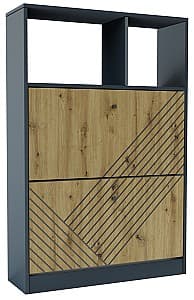 Pantofar Confort-NV Bristol Nr.2 Antracit(Gri)/Stejar Artizan(Maro)