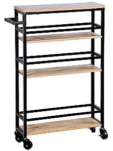 Masă de servit Kesper 27842 Maro/Negru