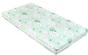 Матрас Kikka Boo Fantasia Plus Clouds Мятный, 120x60x6 см