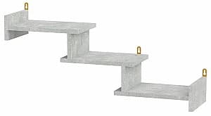 Навесная полка KompaniT П-14 Ателье светлый (Серый)