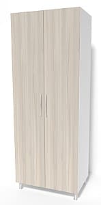 Dulap Smartex N6 80cm Alb/Stejar Deschis