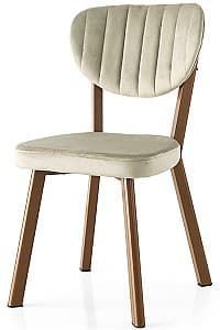 Стул Kelebek Эльма Бежевый/Золотистый