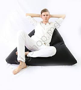 Fotoliu Because Triangle Bean Bag - Black