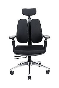 Fotoliu de birou CUSTÓ Budapesta Negru