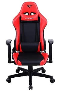 Scaun gaming Havit GC938 Black/Rosu