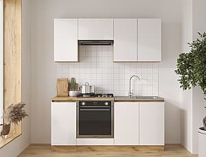 Кухня Sokme Софт 1.6 м Дуб Вотан/Белый