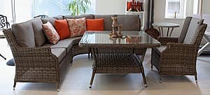 Set de mobila de grădină Hartman Melania natural