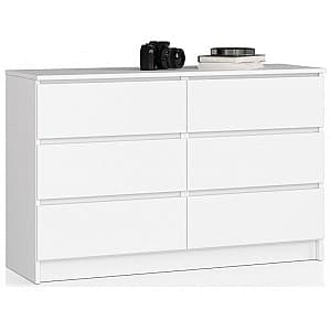 Comoda Akord K120 6SZ Alb